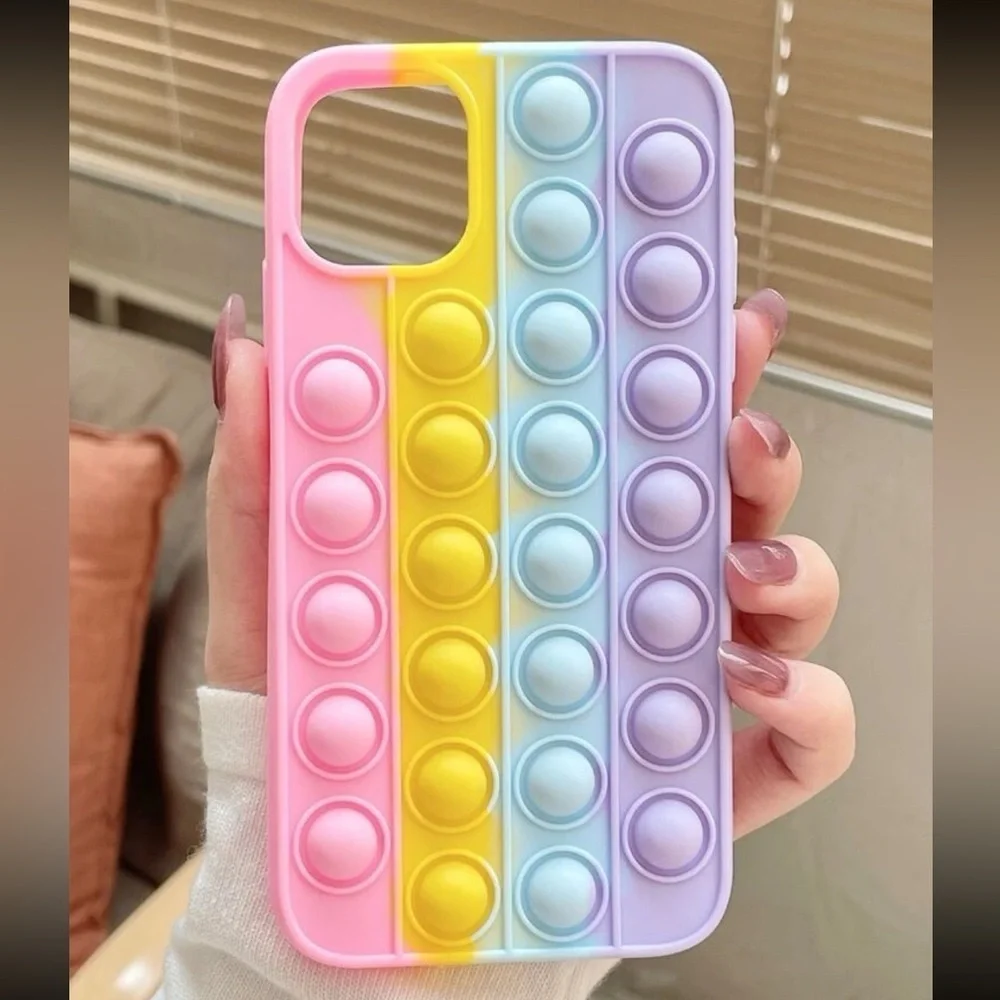 NWT- Iphone Case Poplt Fidget Bubble Push Pop It